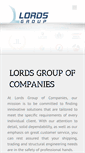 Mobile Screenshot of lordsgroup.co.in