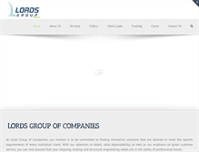 Tablet Screenshot of lordsgroup.co.in
